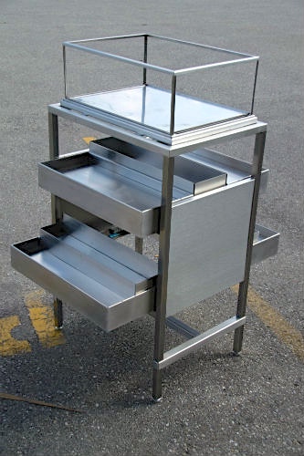 Stainless display unit